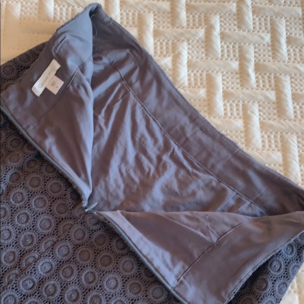 Gray Pattered skirt - Picture 3 of 5